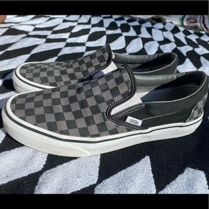 Vans Classic Slip On Checkerboard Shoes